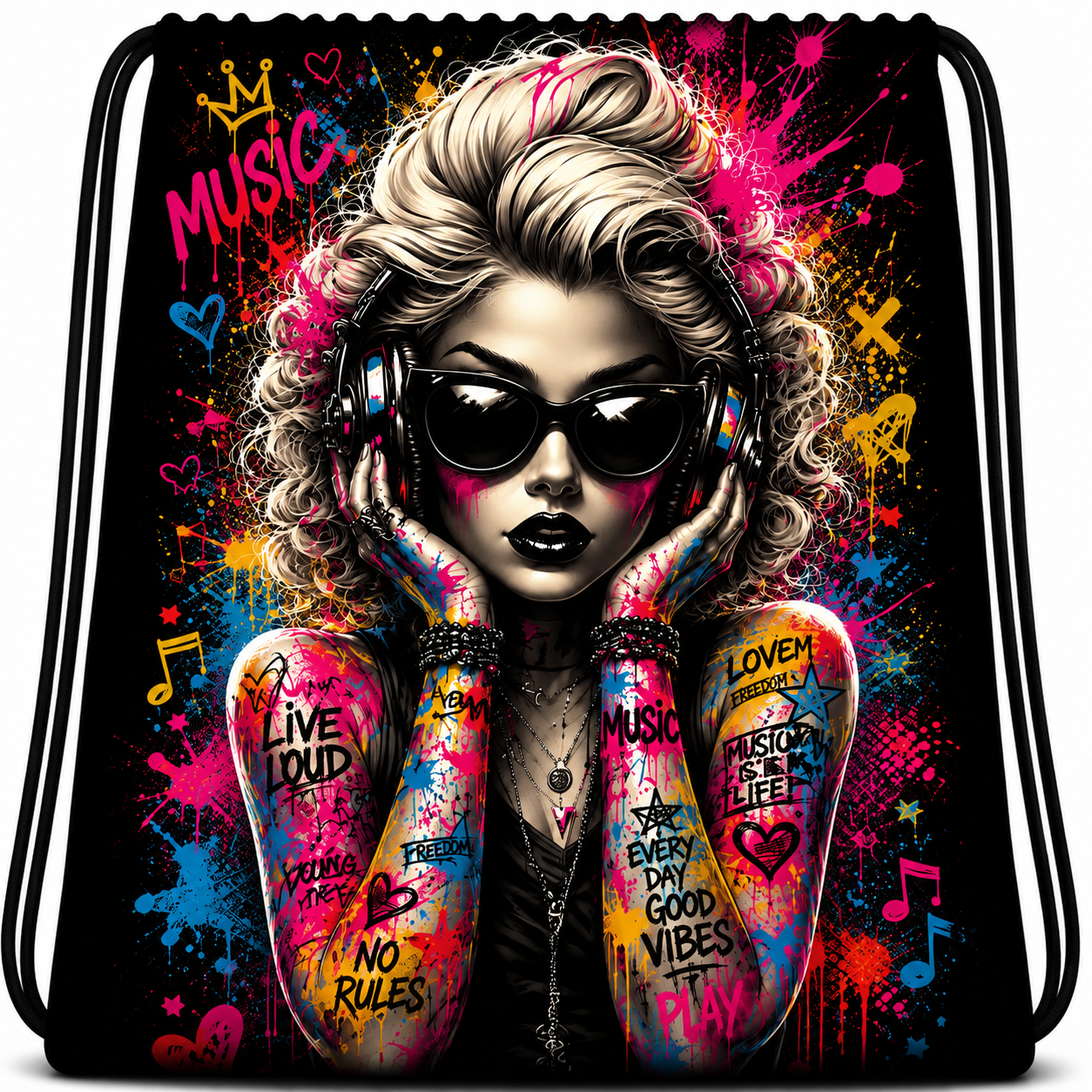 Soundbeat™ | One-of-One Collectible Drawstring Backpack