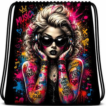 Soundbeat™ | One-of-One Collectible Drawstring Backpack