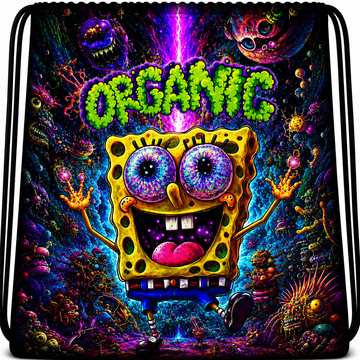 Mario Sponge™ | One-of-One Collectible Drawstring Backpack