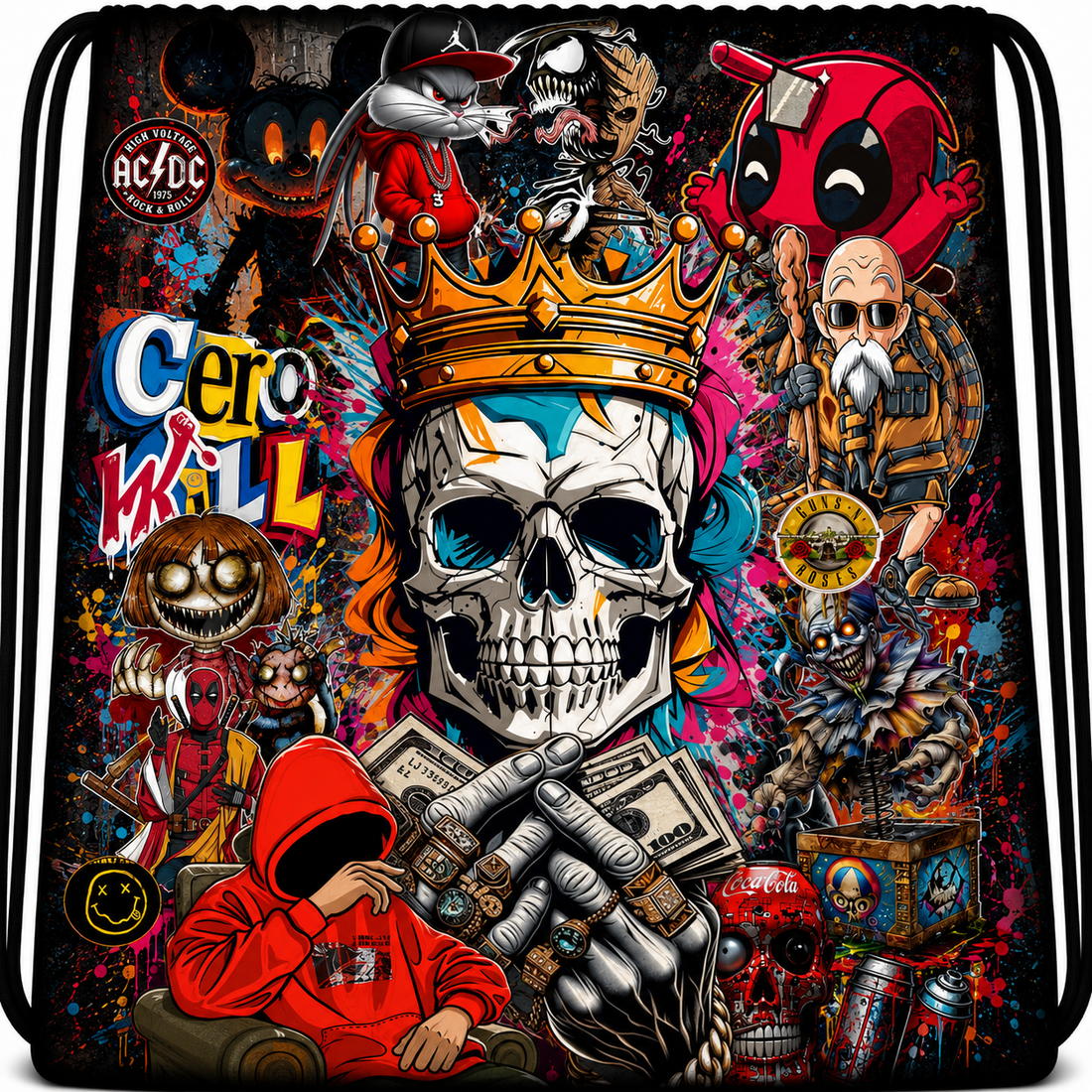 Michael Yoshi™ | One-of-One Collectible Drawstring Backpack