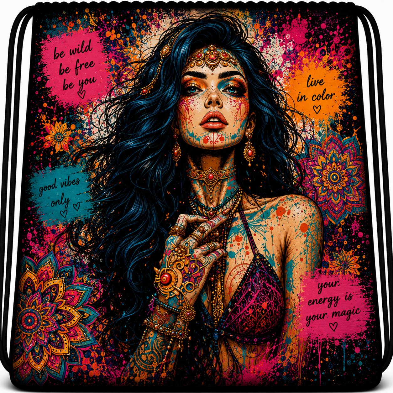 Her Diary™ | One-of-One Collectible Drawstring Backpack