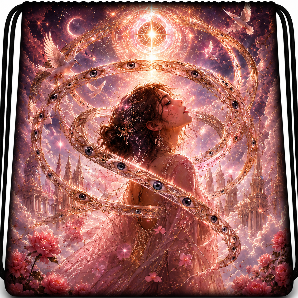 Angel Of Death™ | One-of-One Collectible Drawstring Backpack