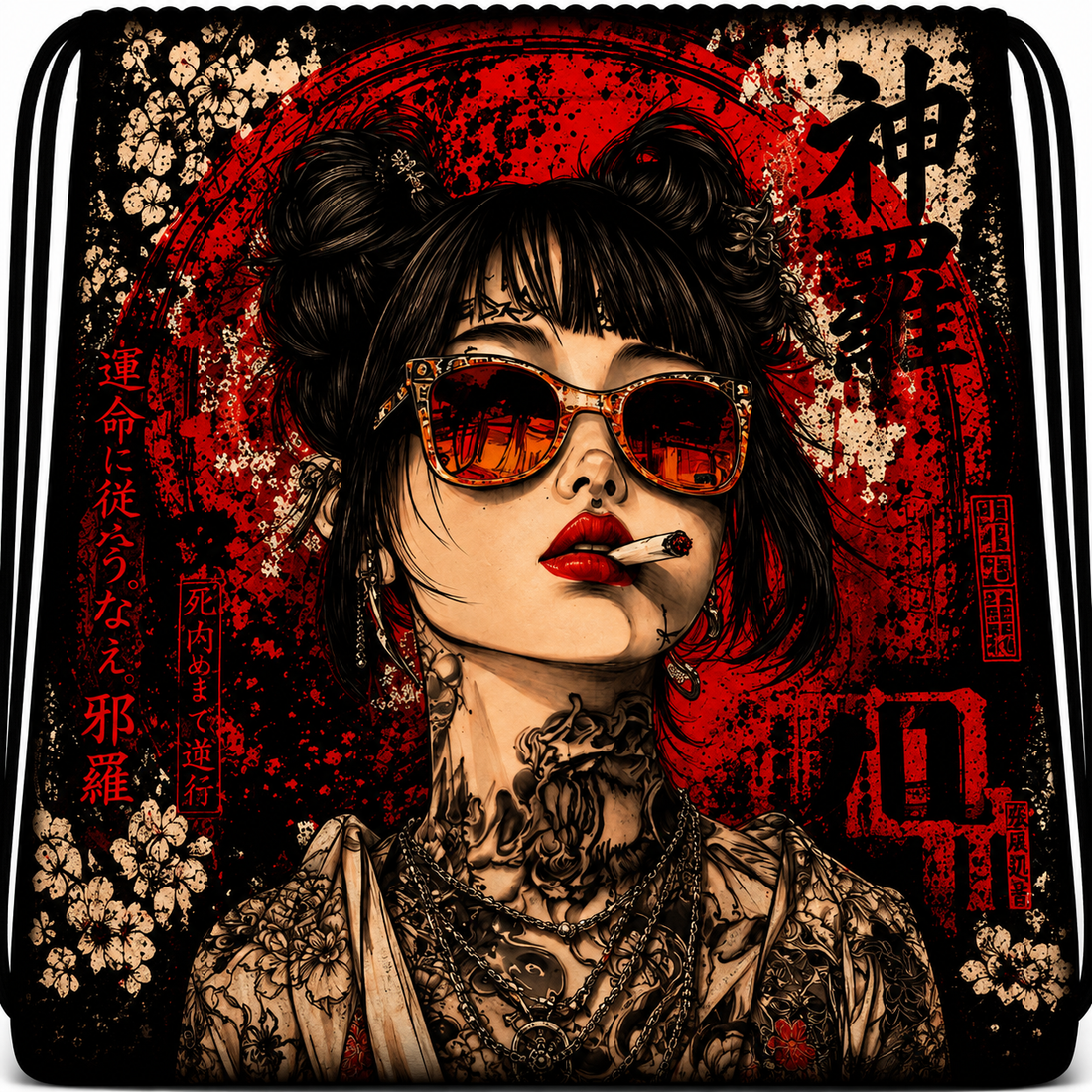Asia Realm™ | One-of-One Collectible Drawstring Backpack