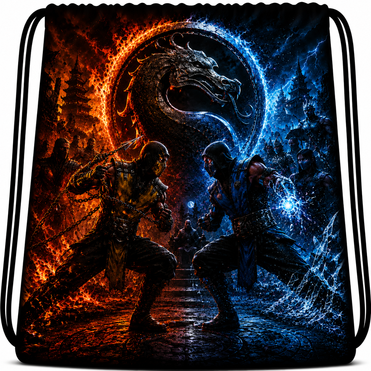Mortal Spider™ | One-of-One Collectible Drawstring Backpack