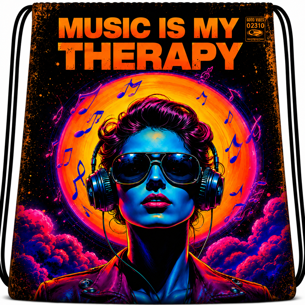 Catch The Music™ | One-of-One Collectible Drawstring Backpack