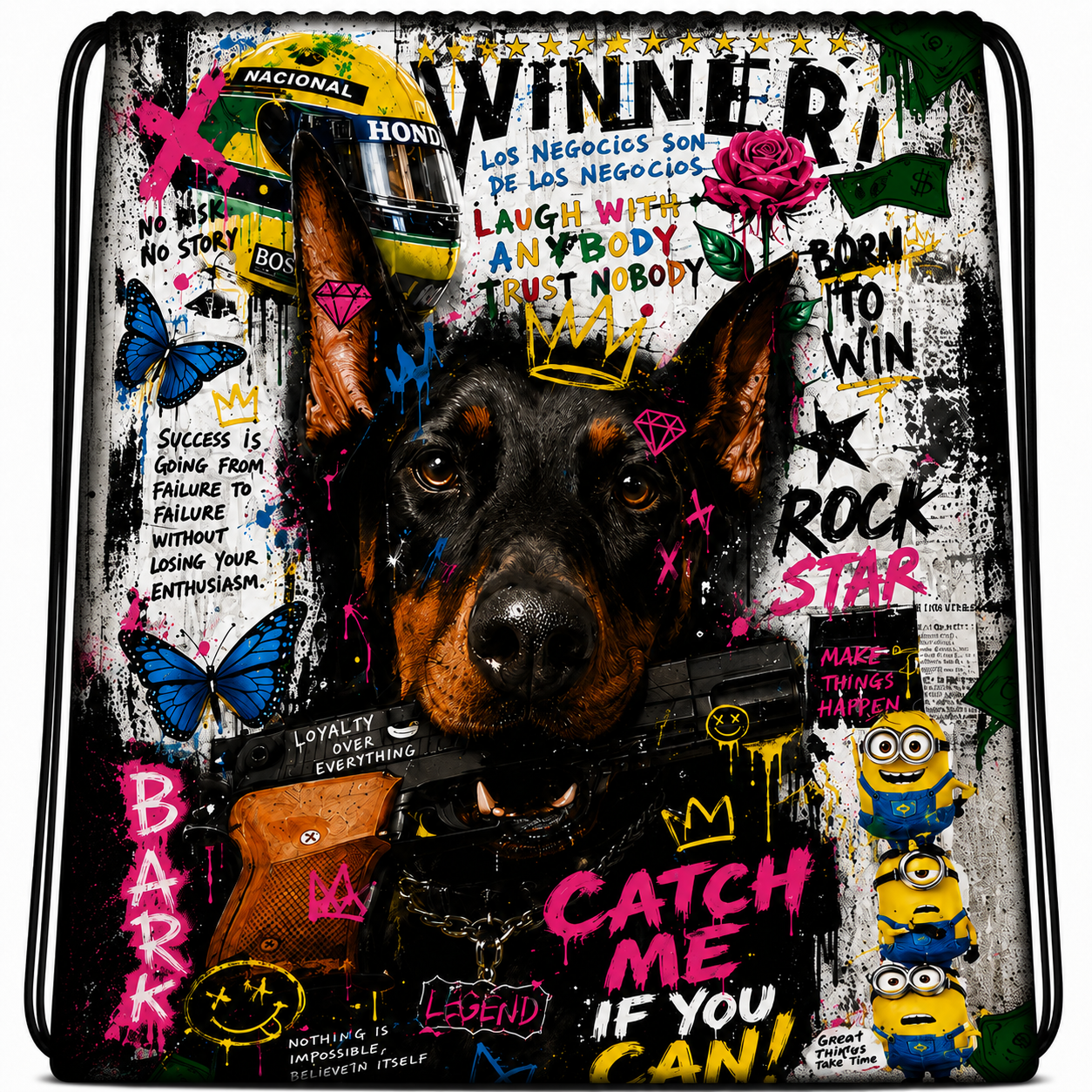 Catch The Music™ | One-of-One Collectible Drawstring Backpack