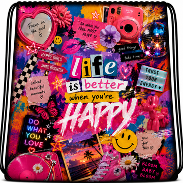 Baddie Life™ | One-of-One Collectible Drawstring Backpack