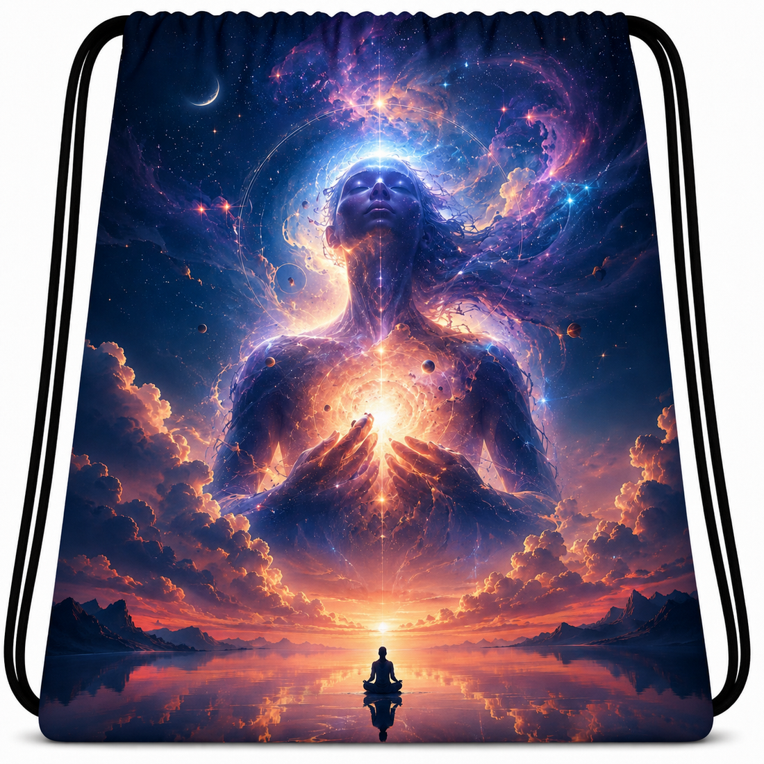 Spiritual Lion™ | One-of-One Collectible Drawstring Backpack