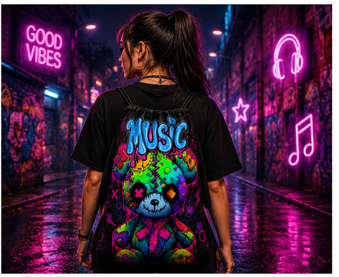 Love Of Music™ | One-of-One Collectible Drawstring Backpack