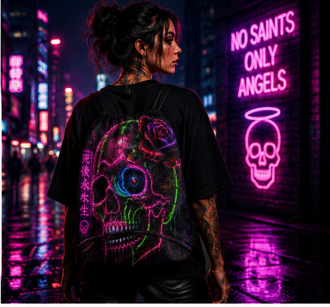 Her Homepage™ | One-of-One Collectible Drawstring Backpack