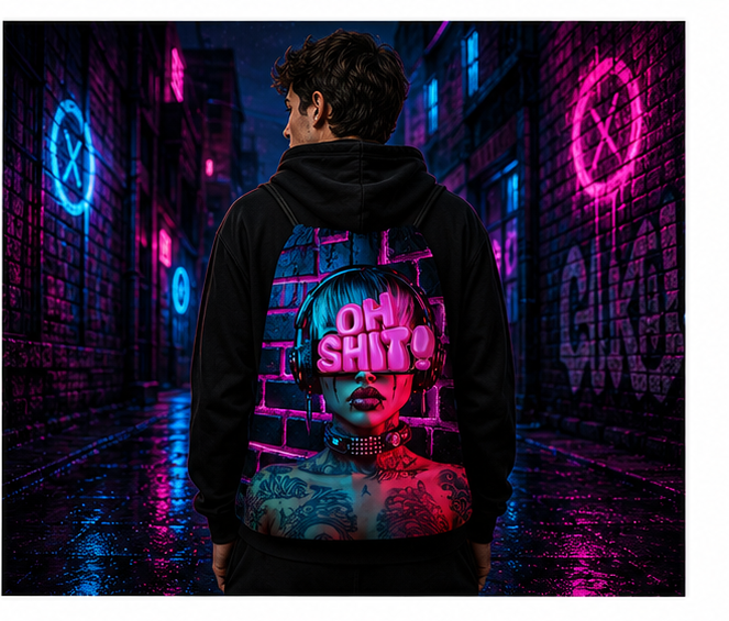 OH Harley™ | One-of-One Collectible Drawstring Backpack