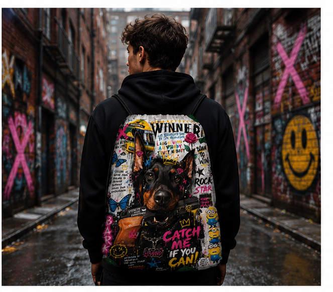 Catch The Music™ | One-of-One Collectible Drawstring Backpack